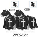 City Animals Medeival Military Knights Horse Warhorse Eagle for LEGO Building Blocks Sets