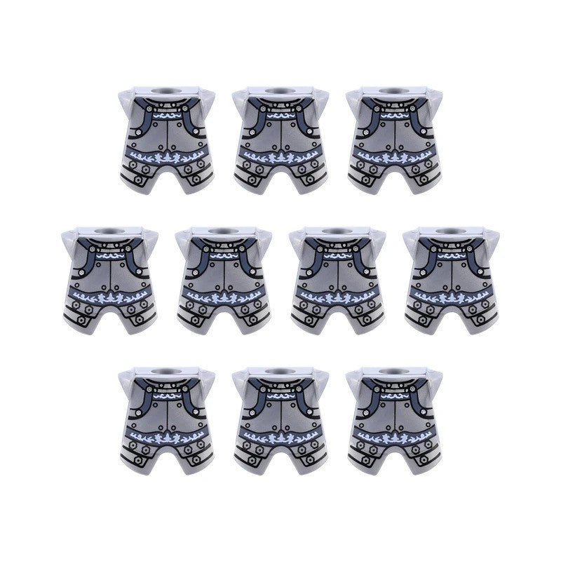 Medieval Military Knights Wolf Shield Armor For LEGO Building Blocks Brick Toy
