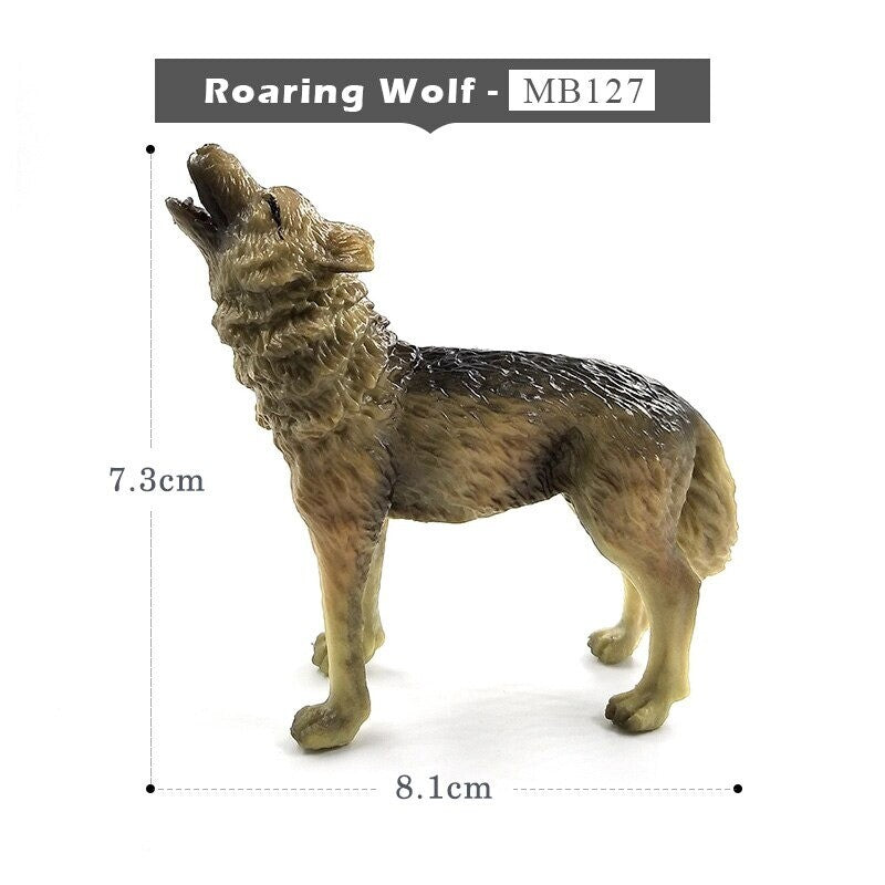 1pc Ostrich Meerkat Okapi Swan Crocodile Animal Miniature Art Toy Figure Doll