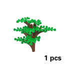 City Tree Green Bush Garden MOC Flower Grass for Lego Building Blocks Sets DIY