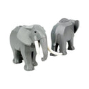 1pc MOC Elephant City Short Long Tusk Animals for LEGO Building Blocks Sets DIY