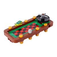 MOC City Poker Table Slots Chess Cards Game Room For LEGO Building Blocks Set