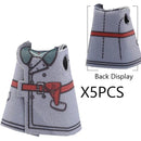 MOC WW2 Soviet Red Army Coat Soldier Clothes For LEGO Building Blocks Brick Toy