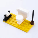 MOC City House Furniture Piano TV Sofa Parts for Lego Sets Building Blocks Set