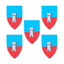 Medieval Military Knights Wolf Shield Armor For LEGO Building Blocks Brick Toy