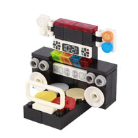 MOC City Poker Table Slots Chess Cards Game Room For LEGO Building Blocks Set