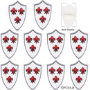 Medieval Military Knights Shields Middle Age For LEGO Building Blocks Brick Toy