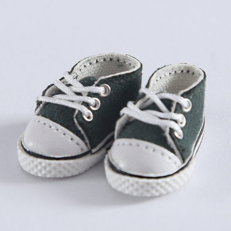 Accessories - Casual canvas Laces shoes For 1:12 BJD doll OB Obitsu 11 Ymy Toy
