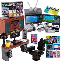 Computer Console Phone Tablet MOC TV City for Lego Building Blocks Sets DIY