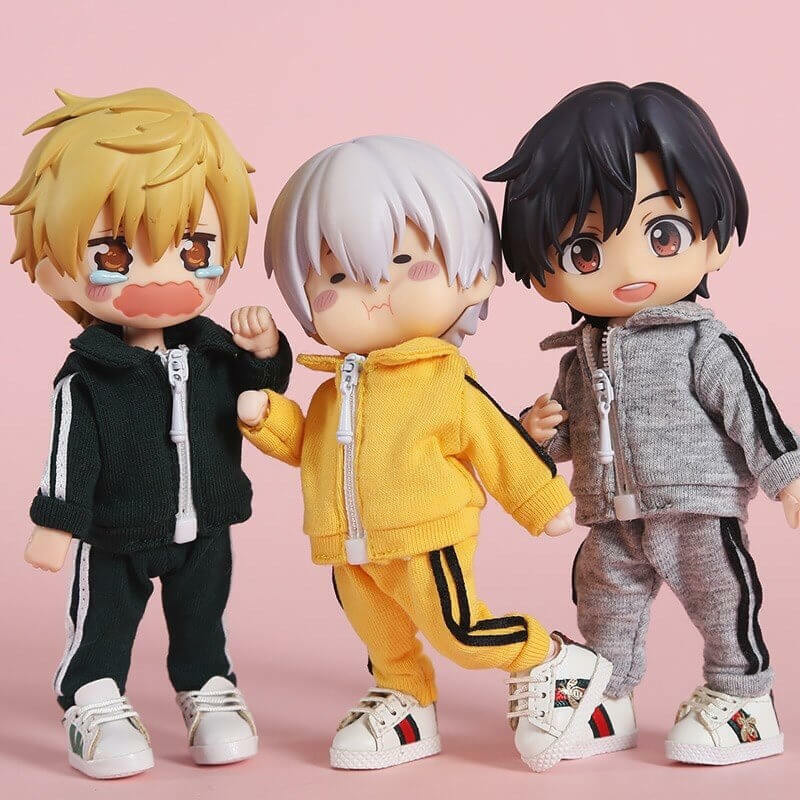 Clothes - Sportswear Tracksuit Outfit For 1:12 BJD doll OB Obitsu 11 Ymy Toy
