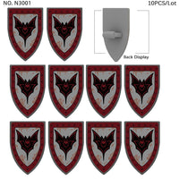 Medieval Military Knights Shields Middle Age For LEGO Building Blocks Brick Toy