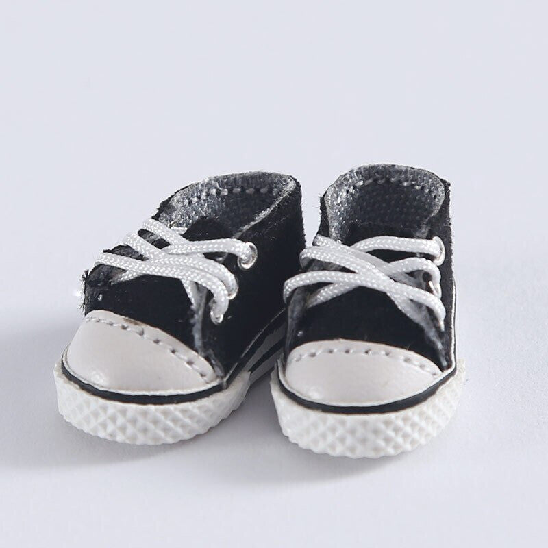Accessories - Casual canvas Laces shoes For 1:12 BJD doll OB Obitsu 11 Ymy Toy