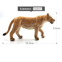 1pc Ostrich Meerkat Okapi Swan Crocodile Animal Miniature Art Toy Figure Doll