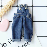 Clothes -  Overalls Strap Denim Trousers For 1:12 BJD doll OB Obitsu 11 Ymy Toy