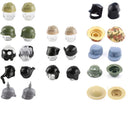 10pcs Military Soldier Trooper Helmet Hat Mask For LEGO Building Block Brick Toy