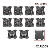 Medieval Military Army Soldier Shield Helmet For LEGO Building Blocks Brick Toy