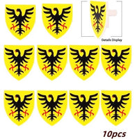 Medieval Military Knights Shields Middle Age For LEGO Building Blocks Brick Toy