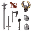 Medieval Military Army Soldier Shield Helmet For LEGO Building Blocks Brick Toy