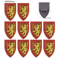 Medieval Military Knights Shields Middle Age For LEGO Building Blocks Brick Toy