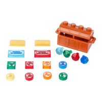 Treasure Pirate Map MOC Jewels Gold Ore Silver For Lego Building Block Brick Set