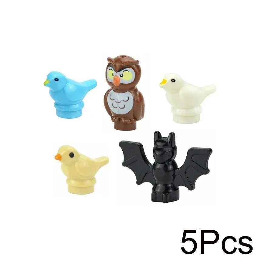City Animals Cute Dog Sheep Chicken goat pig Cow for LEGO Building Blocks Sets