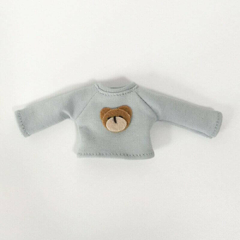Clothes - Bear Long Sleeve Shirt For 1:12 BJD doll OB Obitsu 11 Ymy Toy