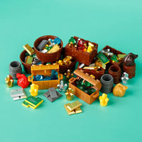 Treasure Pirate Map MOC Jewels Gold Ore Silver For Lego Building Block Brick Set