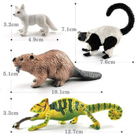 1pc Lizard Centipede Snake Squirrel Jungle Animal Miniature Art Toy Figure Doll