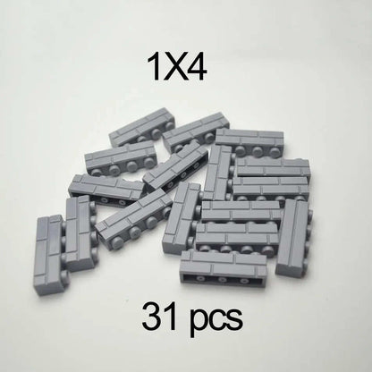 City Parts for LEGO Kits Bush Flower Grass Tree bricks Building Blocks Sets DIY