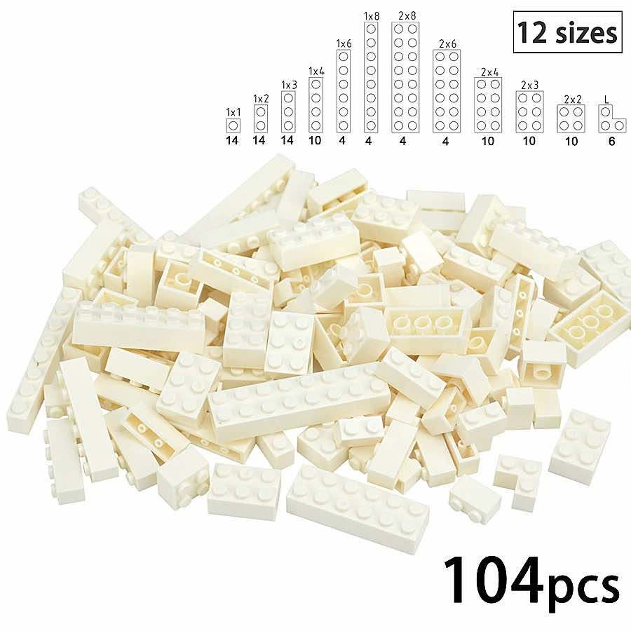 1x2 1x3 1x4 Wall Doors Windows MOC Parts for Lego Kit bricks Building Blocks Set