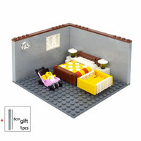 City House Bedroom Living Room Bathroom Parts for Lego Building Block Brick Sets | The Drift Art Co. 14