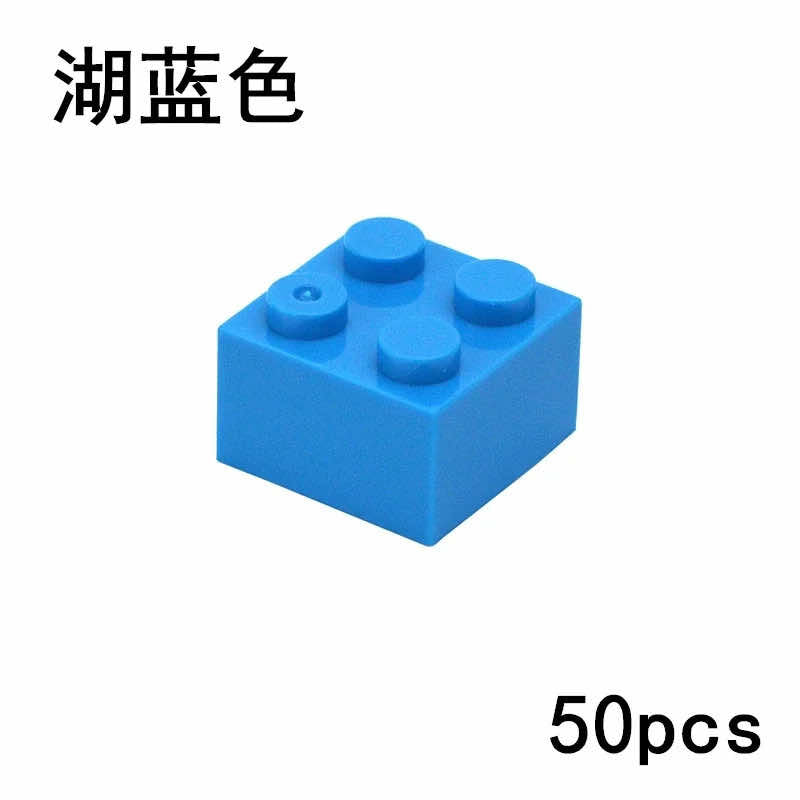50pcs 2x2 Thick Brick 3003 Educational Building Block Bricks Toy DIY - 18 Colors | The Drift Art Co. 22