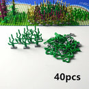 City Parts for LEGO Kits Seaweed grass Bush Leaf base bricks Building Blocks DIY | The Drift Art Co. 11