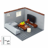 City House Bedroom Living Room Bathroom Parts for Lego Building Block Brick Sets | The Drift Art Co. 13