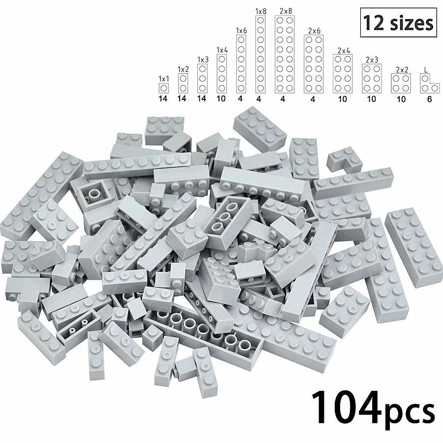 1x2 1x3 1x4 Wall Doors Windows MOC Parts for Lego Kit bricks Building Blocks Set