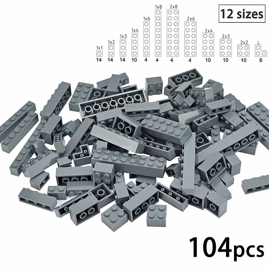 1x2 1x3 1x4 Wall Doors Windows MOC Parts for Lego Kit bricks Building Blocks Set