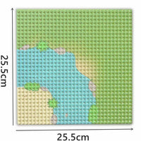 City Parts for LEGO Kits Tree Grass Flower River Base bricks Building Blocks DIY | The Drift Art Co. 25