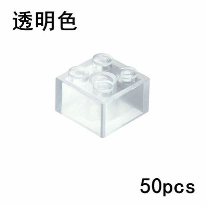 50pcs 2x2 Thick Brick 3003 Educational Building Block Bricks Toy DIY - 18 Colors