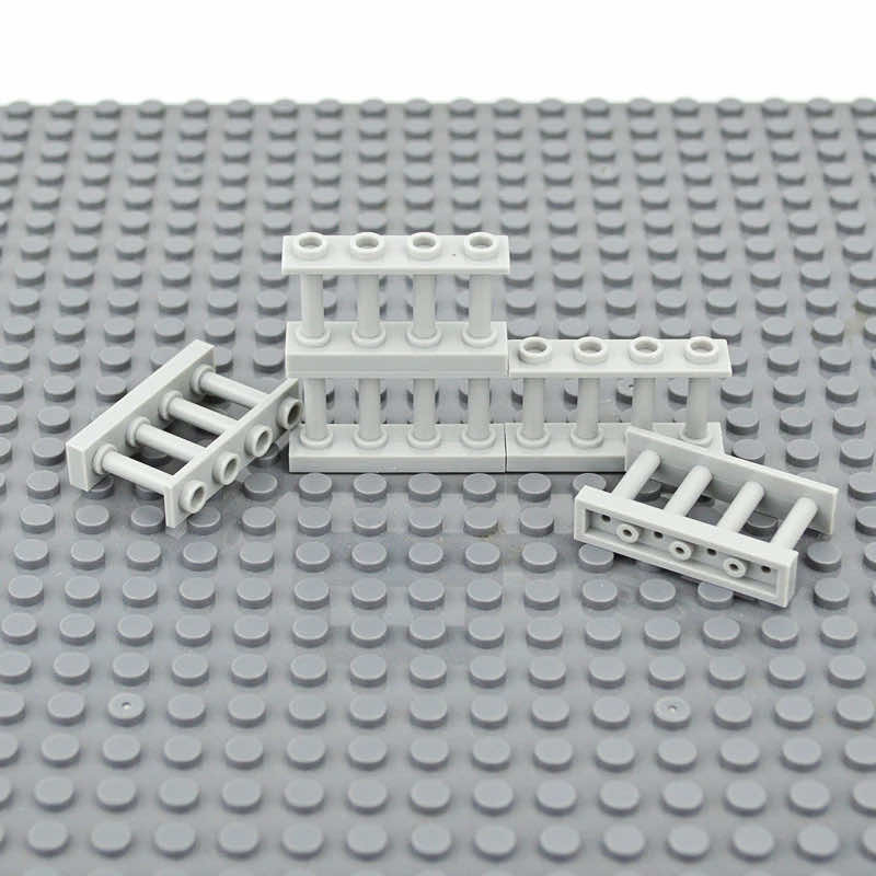 City Parts for LEGO Kits House Fence Wall Stairs Pillar Building Blocks Sets DIY