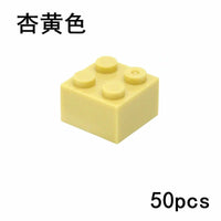 50pcs 2x2 Thick Brick 3003 Educational Building Block Bricks Toy DIY - 18 Colors | The Drift Art Co. 17