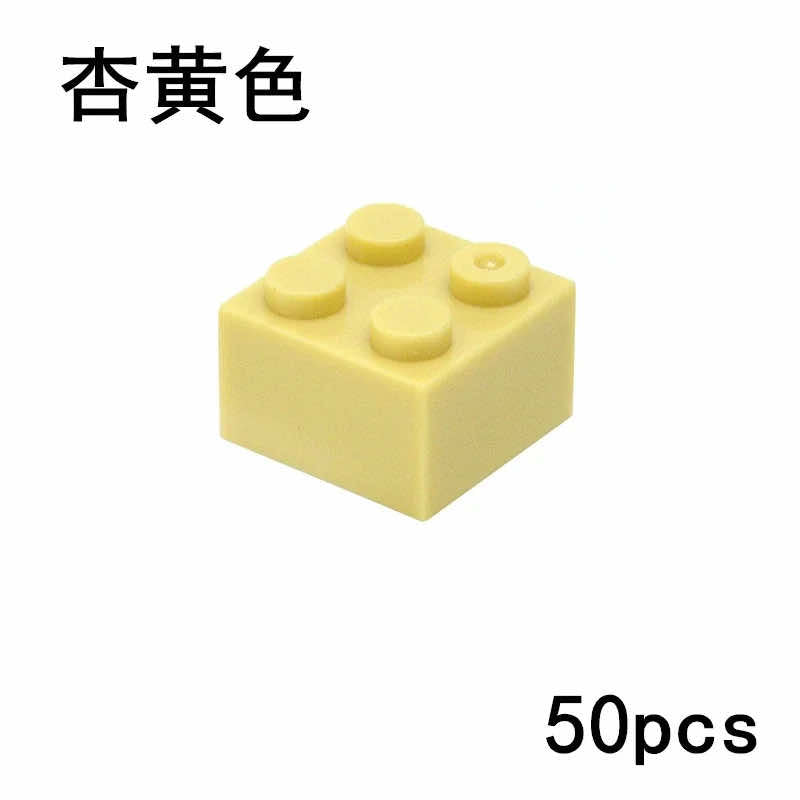 50pcs 2x2 Thick Brick 3003 Educational Building Block Bricks Toy DIY - 18 Colors | The Drift Art Co. 17