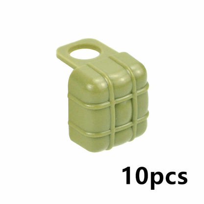 Backpack Armor Vest Army Weapon Soldier Figures Building Blocks Toy DIY