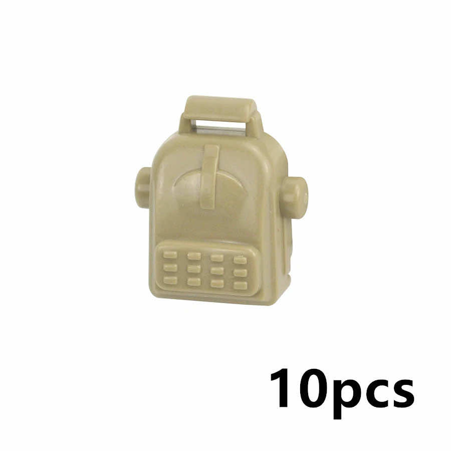 Backpack Armor Vest Army Weapon Soldier Figures Building Blocks Toy DIY 23 | The Drift Art Co.