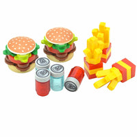 City Food Hamburger Fries Cake Chocolate Pizza  for Lego Building Blocks Set DIY 10 | The Drift Art Co.
