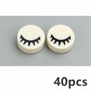 40pcs 98138 Part 1x1 Tile Round Eyelash Pupile For Lego Building Blocks Sets DIY | The Drift Art Co. 10
