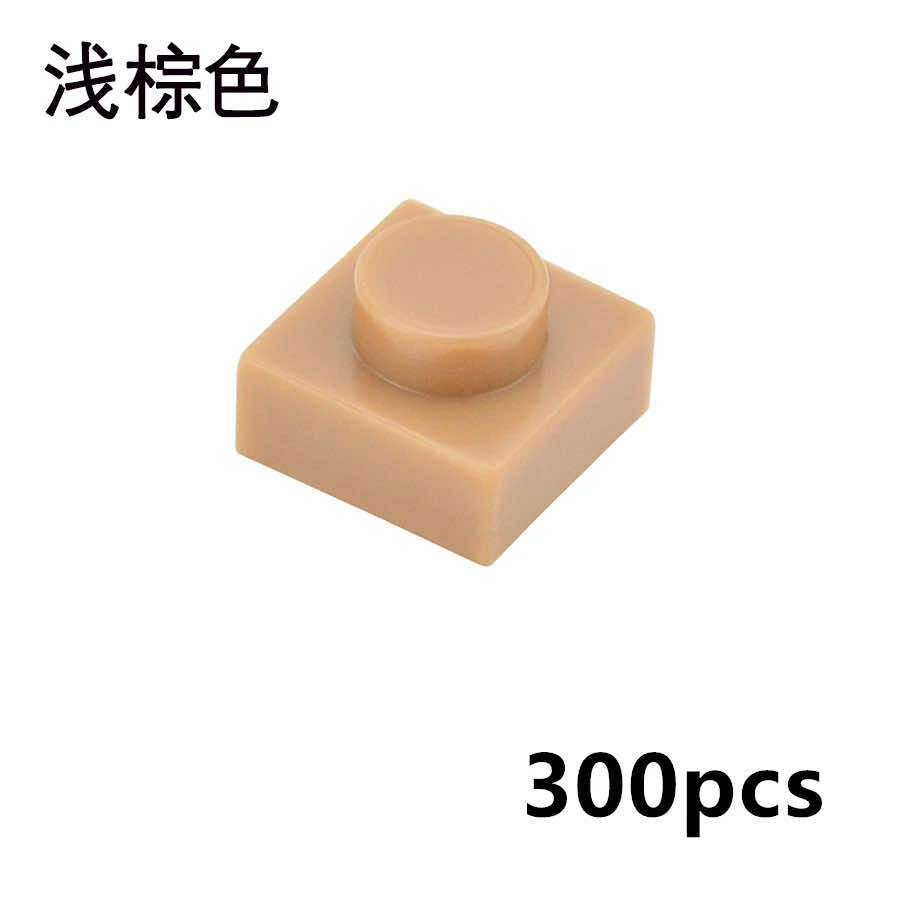 300pcs Thin 1x1 Dots 3024 DIY for Lego Kits Wall bricks Building Blocks Set | The Drift Art Co. 20