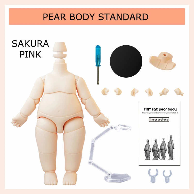 Body - Animal pear w Tail YMY suitable For GSC Head BJD OB 11 Toy Doll | The Drift Art Co. 16