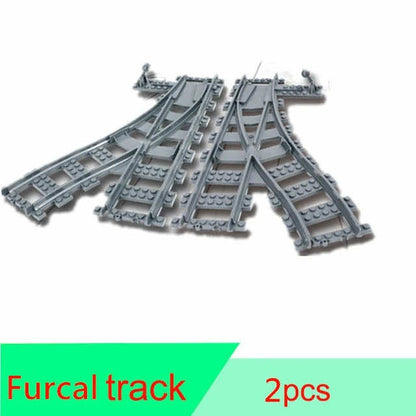 City Rail Flexible Tracks for LEGO Kit Train Building Blocks Sets DIY - 20 Sets!