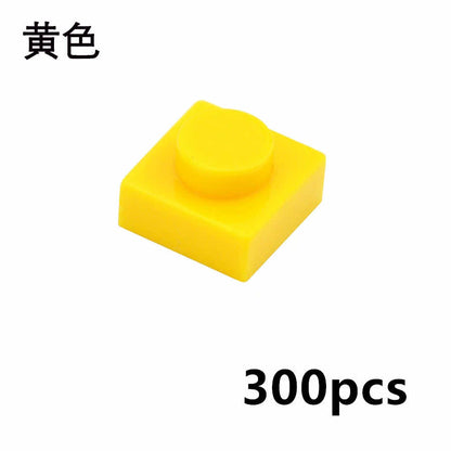 300pcs Thin 1x1 Dots 3024 DIY for Lego Kits Wall bricks Building Blocks Set