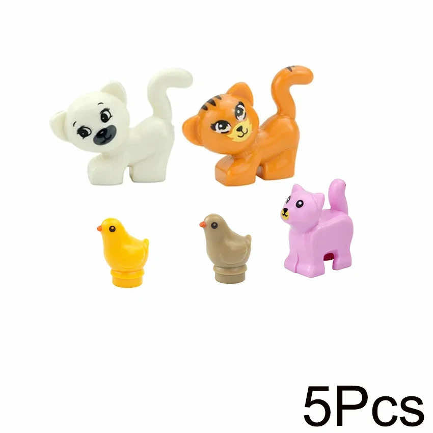 City Animal Building Blocks Duck Swan Cat Pig for LEGO Sets Building Blocks Sets